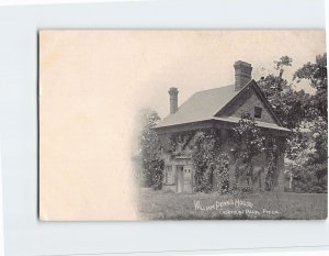 Postcard William Penn's House, Fairmount Park, Philadelphia, Pennsylvania