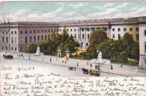 Germany Berlin Koeniglische Universitaet 1903