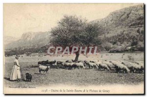 Postcard Old Chain of Sainte Baume and Plateau Giniez