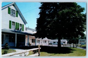 1957 York Beach Maine Vintage Postcard Wells Moody Motel Ogunquit Village Posted