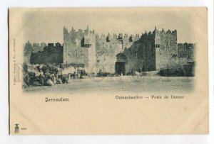 287043 ISRAEL JERUSALEM Damascus Gate Vintage postcard