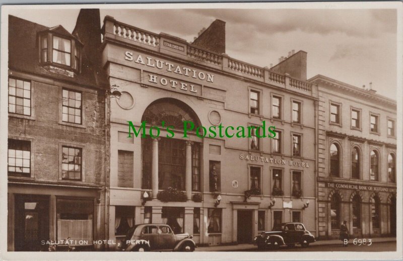 Scotland Postcard - Salutation Hotel, Perth, Perthshire   RS32901