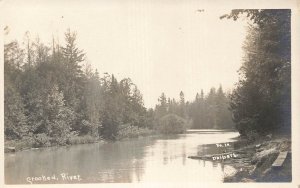 CROOKED RIVER IDAHO ?~1910s REAL PHOTO DALBERT or D ALBERT POSTCARD