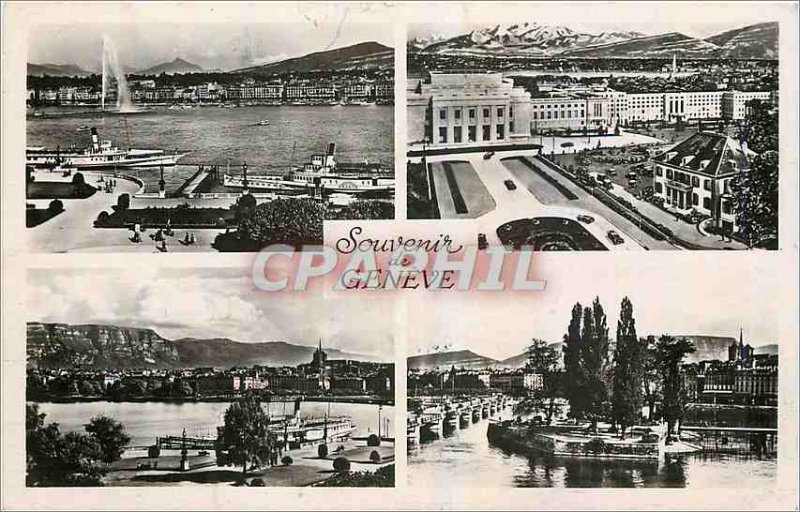 Old Postcard Remembrance Geneva