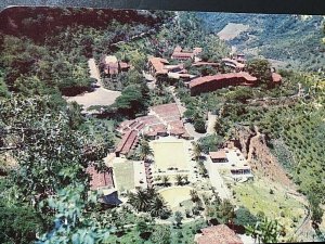 Postcard Aerial View of San Jose Purua Resort ,MX & Rare Correo Aereo Stamp. aa1