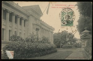 Cochinchine. Saigon. Palais de Lieutenant Gouverneur. 1911 Saigon to France