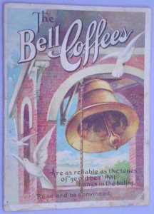 1890s Bell Coffees J H Bell Tea Extracts Chicago Advertising Booklet Trade Card