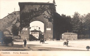 Vintage Postcard Porta Romana Roman Entrance Gate Firenze Florence Italy IT