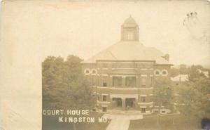 Court House Kingston Missouri 1908 RPPC Photo Postcard 609 