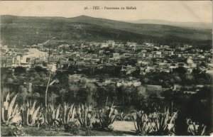 PC CPA JUDAICA, MOROCCO, FEZ, PANORAMA DU MELLAH, Vintage Postcard (b25383)