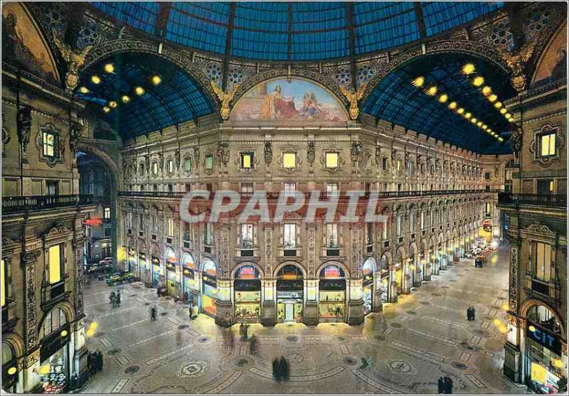 Modern Postcard Milano Interior of the Galleria Vittorio Emanuele II