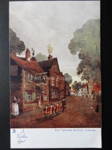 Kent COBHAM The Leather Bottle - In Dickens Land c1910 Postcard by Raphael Tuck