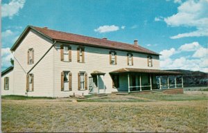 The Chateau de Mores Medora ND North Dakota Badlands 1960s Vintage Postcard H28
