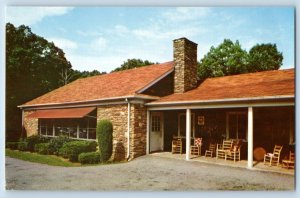 Asheville North Carolina Postcard Guild Crafts Tunnel Road Exterior View c1960