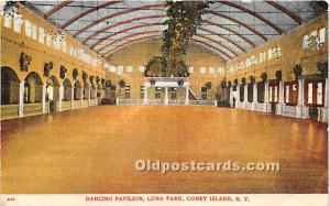 Dancing Pavilion, Luna Park Coney Island, NY, USA Amusement Park Unused 