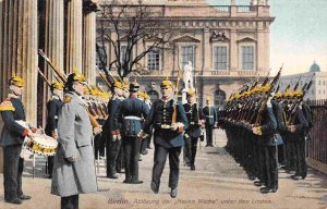 Changing of the Guard under the Greens under the Linden UK 1910c postcard