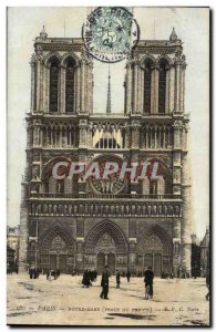 Paris Old Postcard Notre Dame (instead of the court)