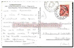 Old Postcard The High Provence Digne les Bains Step on Route Napoleon Bridge ...