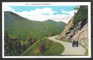 United States - A Mountain Roadway - Antique Car - [MX-325]