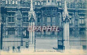 Old Postcard Rouen Courthouse