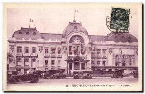 Old Postcard Trouville Queen of Beaches Casino