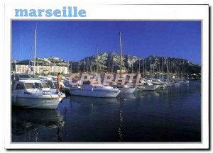 Modern Postcard Marseille Bouches du Rhone France Plaisance Harbor Pointe Rouge