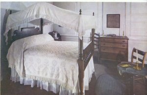 America Postcard - Betsy Ross House - Bedroom - Philadelphia   ZZ2680