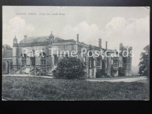 c1929 - LACOCK ABBEY from the South West - STAMP Ninth Universal Union Congress