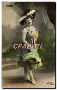 Theater Postcard Old Woman Sartis