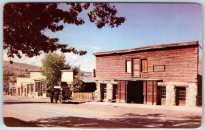 c1960s Virginia City, MT Downtown Street Scene Quiet Western Mining Town PC A235