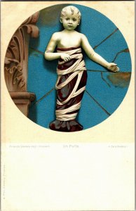 Della Robbia Un Putto Florence Italy Foundling Hospital Vintage Postcard R16