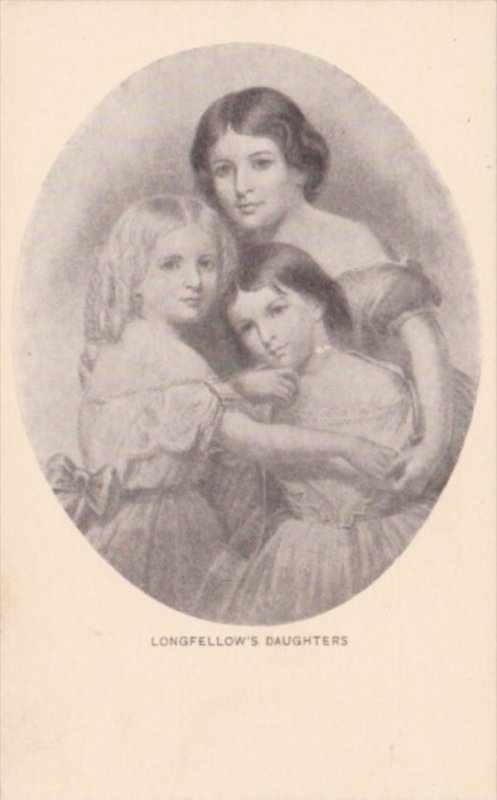 Portrait Of Longfellow's Daughters