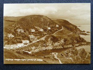 Cornwall POLPERRO WARREN CLIFFS c1920s RP Mini Postcard by Judges Ltd. 10922