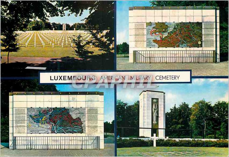 Postcard Modern Luxembourg American Military Cemetery Army