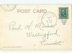 Pre-Linen Comic MAN STEALS ANOTHER MAN'S POCKET WATCH AB9071