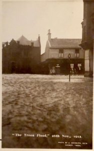 Troon Flood RPPC