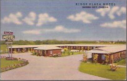 FL Haines City Ridge Plaza Motel 1957