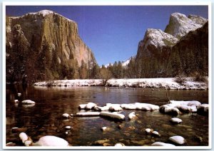 Postcard - Gates Of The Valley And The Merced River, Yosemite Valley, California