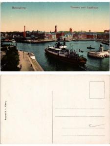 Göteborg Hamnen i Kvällsbelysning, poststämplat.. | Köp på