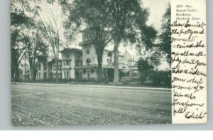 Hartford CT Mrs Samuel Colt's Home c1910 Postcard