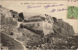 CPA AK ILE DE GOREE La Falaise et le Castel Vue de Tonaor SENEGAL (1223652)