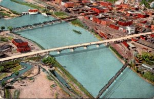 Iowa Ottumwa New Ottumwa Bridge and Viaduct 1950