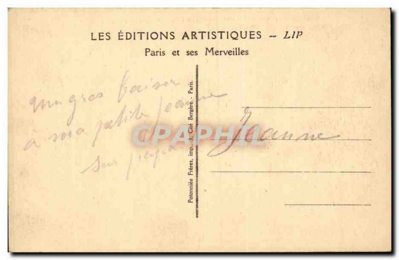 Old Postcard Paris Place de la Republique