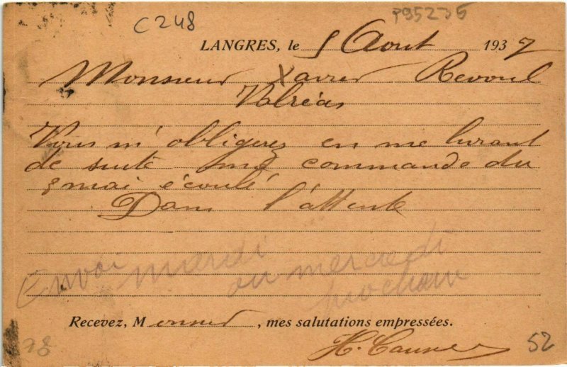 CPA LANGRES (995235)