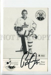 3164158 Peter OBRESA German ICE HOCKEY Player AUTOGRAPH