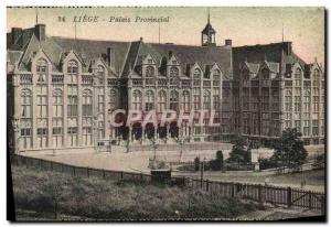 Old Postcard Liege Palais Provincial