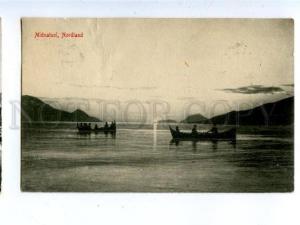 158226 Norway NORDLAND Midnatsol Vintage RPPC postcard