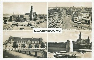 Luxembourg multi views photo postcard