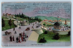 1905 Lake View Terrace Lewis & Clark Centennial 1905 Portland Oregon OR Postcard