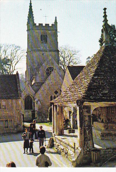 England St Andrews hurch and Market Cross Castle Combe